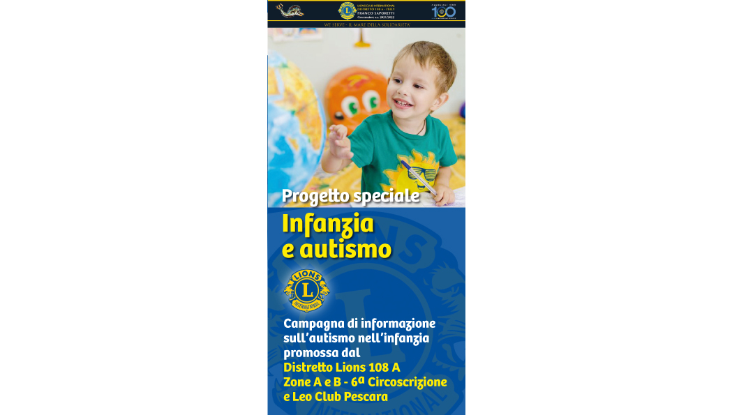 1° Incontro progetto Lions “infanzia e autismo” – Regione Abruzzo, 23 novembre 2021