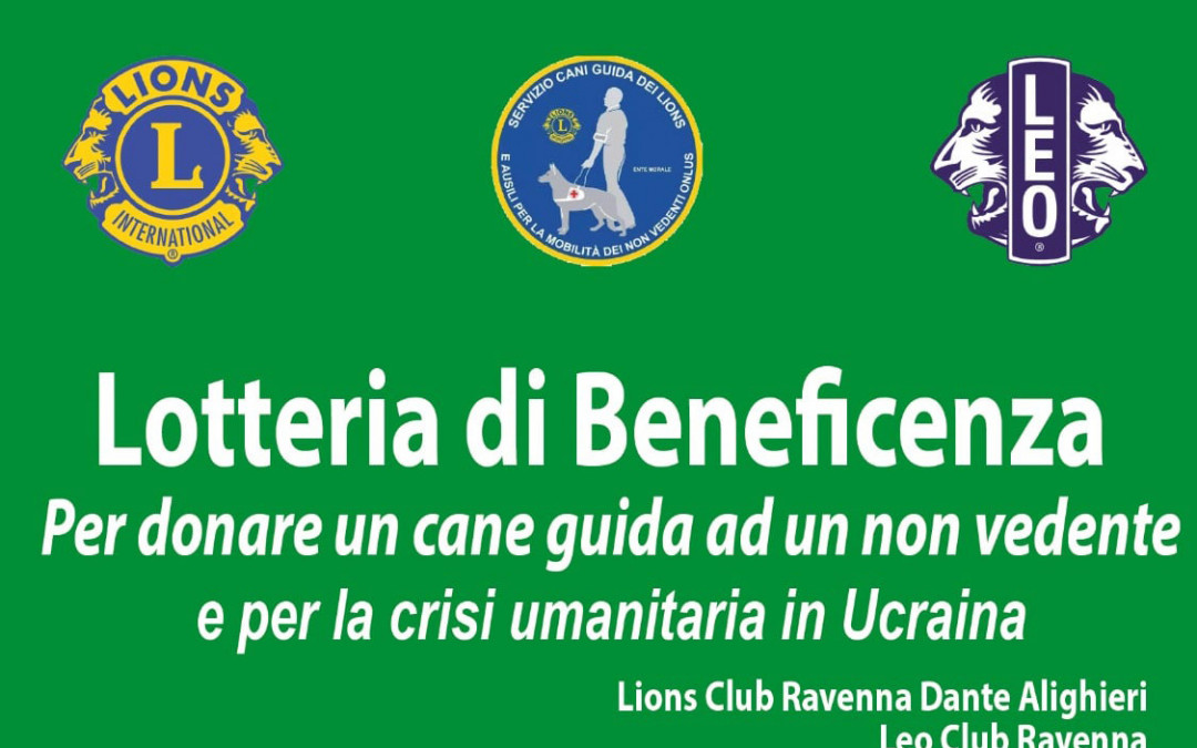 Lotteria di beneficenza – LC Ravenna Dante Alighieri, 23 aprile 2022