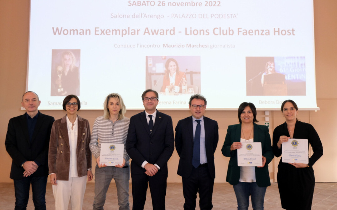 Woman Exemplar Award – LC Faenza Host, 26 novembre 2022